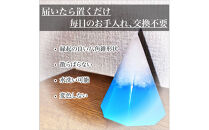 クリスタル盛り塩　＜カラー：レッド赤富士＞