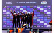 ラリージャパン【三河湖SS（三河湖観戦エリア）ポディウム付観戦券／大人３名＋こども１名（トヨタテクニカルセンター下山駐車場P&R）】5月31日（日）