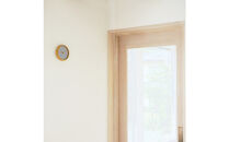 はなもっこ&nbsp;掛時計&nbsp;紫雲　プレーン&nbsp;時計&nbsp;金沢市&nbsp;石川県&nbsp;インテリア&nbsp;シンプル&nbsp;&nbsp;雑貨&nbsp;日用品&nbsp;日用雑貨&nbsp;石川&nbsp;金沢&nbsp;北陸&nbsp;復興支援&nbsp;復興応援