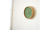 はなもっこ&nbsp;掛時計&nbsp;緑瑪瑙　プレーン&nbsp;時計&nbsp;金沢市&nbsp;石川県&nbsp;インテリア&nbsp;シンプル&nbsp;&nbsp;雑貨&nbsp;日用品&nbsp;日用雑貨&nbsp;石川&nbsp;金沢&nbsp;北陸&nbsp;復興支援&nbsp;復興応援