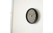はなもっこ&nbsp;掛時計&nbsp;淡墨　ブラック&nbsp;時計&nbsp;金沢市&nbsp;石川県&nbsp;インテリア&nbsp;シンプル&nbsp;&nbsp;雑貨&nbsp;日用品&nbsp;日用雑貨&nbsp;石川&nbsp;金沢&nbsp;北陸&nbsp;復興支援&nbsp;復興応援