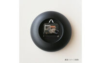 はなもっこ&nbsp;掛時計&nbsp;黒　ブラック&nbsp;時計&nbsp;金沢市&nbsp;石川県&nbsp;インテリア&nbsp;シンプル&nbsp;&nbsp;雑貨&nbsp;日用品&nbsp;日用雑貨&nbsp;石川&nbsp;金沢&nbsp;北陸&nbsp;復興支援&nbsp;復興応援