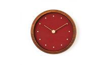 はなもっこ&nbsp;掛時計&nbsp;辰砂　ブラウン&nbsp;時計&nbsp;金沢市&nbsp;石川県&nbsp;インテリア&nbsp;シンプル&nbsp;&nbsp;雑貨&nbsp;日用品&nbsp;日用雑貨&nbsp;石川&nbsp;金沢&nbsp;北陸&nbsp;復興支援&nbsp;復興応援