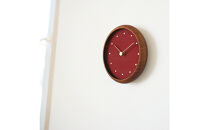 はなもっこ&nbsp;掛時計&nbsp;辰砂　ブラウン&nbsp;時計&nbsp;金沢市&nbsp;石川県&nbsp;インテリア&nbsp;シンプル&nbsp;&nbsp;雑貨&nbsp;日用品&nbsp;日用雑貨&nbsp;石川&nbsp;金沢&nbsp;北陸&nbsp;復興支援&nbsp;復興応援