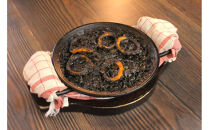 濃厚イカスミの旨味パエリア１人前×２皿　イカスミ&nbsp;いかすみ&nbsp;エビ&nbsp;海老&nbsp;白身魚&nbsp;出汁&nbsp;魚介&nbsp;本格派&nbsp;レストランの味&nbsp;トラモント&nbsp;食品&nbsp;加工食品&nbsp;冷凍&nbsp;レトルト&nbsp;パエリア　石川&nbsp;金沢&nbsp;北陸&nbsp;復興支援&nbsp;復興応援