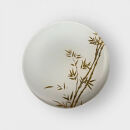 丸小皿&nbsp;竹&nbsp;純白&nbsp;［NF258］