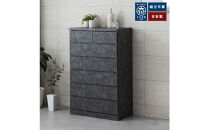 シン&nbsp;パッソ&nbsp;75cm幅6段&nbsp;ブラック&nbsp;収納&nbsp;チェスト&nbsp;木製&nbsp;完成品&nbsp;シンプル&nbsp;収納棚&nbsp;衣装ケース