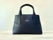 革職人が作った本革トートバッグXSシュリンク【ネイビー】