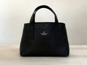 革職人が作った本革トートバッグXSシュリンク【ブラック】