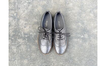 軽量メダリオンシューズ　【ガンメタリック&nbsp;/&nbsp;サイズ　24.0センチ】