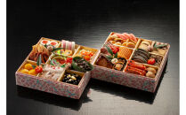 【店舗受取限定】桜坂観山荘&nbsp;料亭おせち2段重&nbsp;引換チケット&nbsp;福岡市