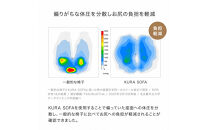 &MEDICAL&nbsp;KURA&nbsp;SOFA【クラウドグレー】