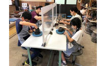 【備前焼・電動ろくろ体験】小窯焼成コース（指導あり）【体験チケット&nbsp;体験券&nbsp;陶芸&nbsp;体験&nbsp;備前焼&nbsp;ご飯&nbsp;茶碗&nbsp;湯呑&nbsp;電動&nbsp;ろくろ&nbsp;指導付き&nbsp;初心者&nbsp;おすすめ&nbsp;人気&nbsp;岡山県&nbsp;夢幻庵備前焼工房】