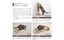 「木製&nbsp;爪とぎスタンド＋交換用ダンボール5枚」