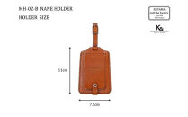 【小山ゴルフバック製作所】NH-02-B&nbsp;ネームホルダー　ブラック　【11100-1855】