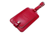 【小山ゴルフバック製作所】NH-02-B&nbsp;ネームホルダー　レッド【11100-1856】