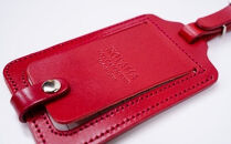 【小山ゴルフバック製作所】NH-02-B&nbsp;ネームホルダー　レッド【11100-1856】