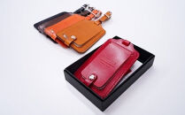 【小山ゴルフバック製作所】NH-02-B&nbsp;ネームホルダー　レッド【11100-1856】