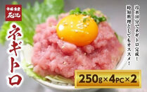 【花いち】ネギトロ2kg　(250g×4パック)×2【11100-1896】