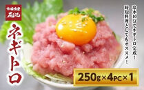 【市場食堂　花いち】　ネギトロ&nbsp;1kg&nbsp;(&nbsp;250g×4パック)【11100-1895】