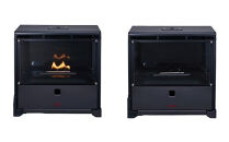 イワタニ　炎を楽しむインテリア暖炉「MYDANRO」CB-MDR-1　