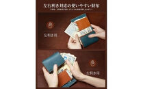 メンズ二つ折り財布&nbsp;濃藍　