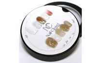 ネイルチップ　ショート【月白】Sサイズ　Antellijan大宮ネイルサロンのハンドメイド　S2-S　