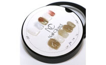 ネイルチップ　ショート【月白】Lサイズ　Antellijan大宮ネイルサロンのハンドメイド　S2-L