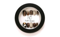 ネイルチップ　ショート【宵焔】Sサイズ　Antellijan大宮ネイルサロンのハンドメイド　S3-S