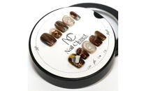 ネイルチップ　ショート【宵焔】Mサイズ　Antellijan大宮ネイルサロンのハンドメイド　S3-M