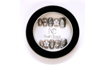 ネイルチップ　ショート【星霞】Sサイズ　Antellijan大宮ネイルサロンのハンドメイド　S4-S