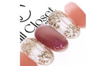 ネイルチップ　ミディアム【桜恋】XSサイズ　Antellijan大宮ネイルサロンのハンドメイド　M1-XS