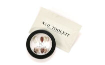 ネイルチップ　ミディアム【琥珀煙】Lサイズ　Antellijan大宮ネイルサロンのハンドメイド　M2-L