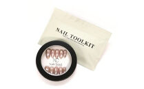 ネイルチップ　ミディアム【艶羽衣】Lサイズ　Antellijan大宮ネイルサロンのハンドメイド　M5-L