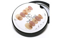 ネイルチップ　ミディアム【桜果】XSサイズ　Antellijan大宮ネイルサロンのハンドメイド　M7-XS