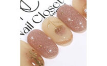 ネイルチップ　ミディアム【桜果】XSサイズ　Antellijan大宮ネイルサロンのハンドメイド　M7-XS