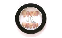 ネイルチップ　ミディアム【桜果】Sサイズ　Antellijan大宮ネイルサロンのハンドメイド　M7-S