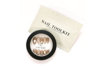 ネイルチップ　ロング【月砂】Mサイズ　Antellijan大宮ネイルサロンのハンドメイド　L4-M