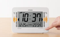 シチズン&nbsp;高精度デジタル温湿度計&nbsp;8RZ232-003&nbsp;ホワイト　【11100-1766】
