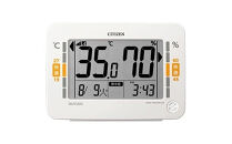 シチズン&nbsp;高精度デジタル温湿度計&nbsp;8RZ232-003&nbsp;ホワイト　【11100-1766】