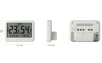 リズム&nbsp;高精度デジタル温湿度計&nbsp;COMFOMETER&nbsp;ライトグレー　【11100-1844】