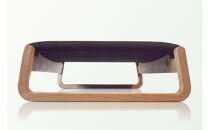 〈星亀椅子工房〉あぐらいす　大　ビーチ材仕様　chocolate&nbsp;チョコレート【11100-1265-5】