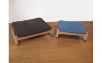 〈星亀椅子工房〉あぐらいす　小　ビーチ材仕様　mustard&nbsp;マスタード