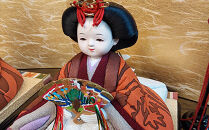 ひな人形　親王飾　朱（あかね）　