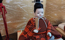 ひな人形　親王飾　朱（あかね）　