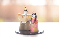 雛人形&nbsp;立雛【春峰雛】丸台飾り