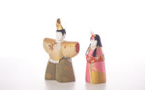 雛人形&nbsp;立雛【春峰雛】丸台飾り