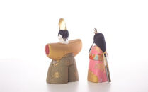 雛人形&nbsp;立雛【春峰雛】丸台飾り