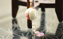 木目込みストラップ　猫　