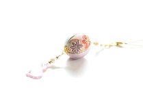 木目込みストラップ　猫　